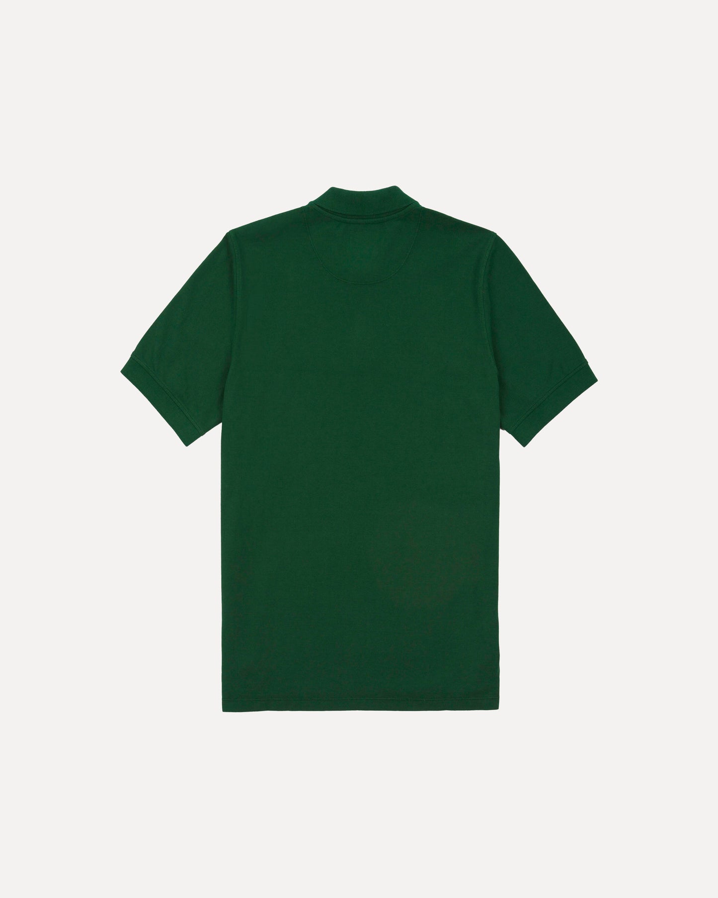 Drakes - Green Piqué Cotton Polo Shirt