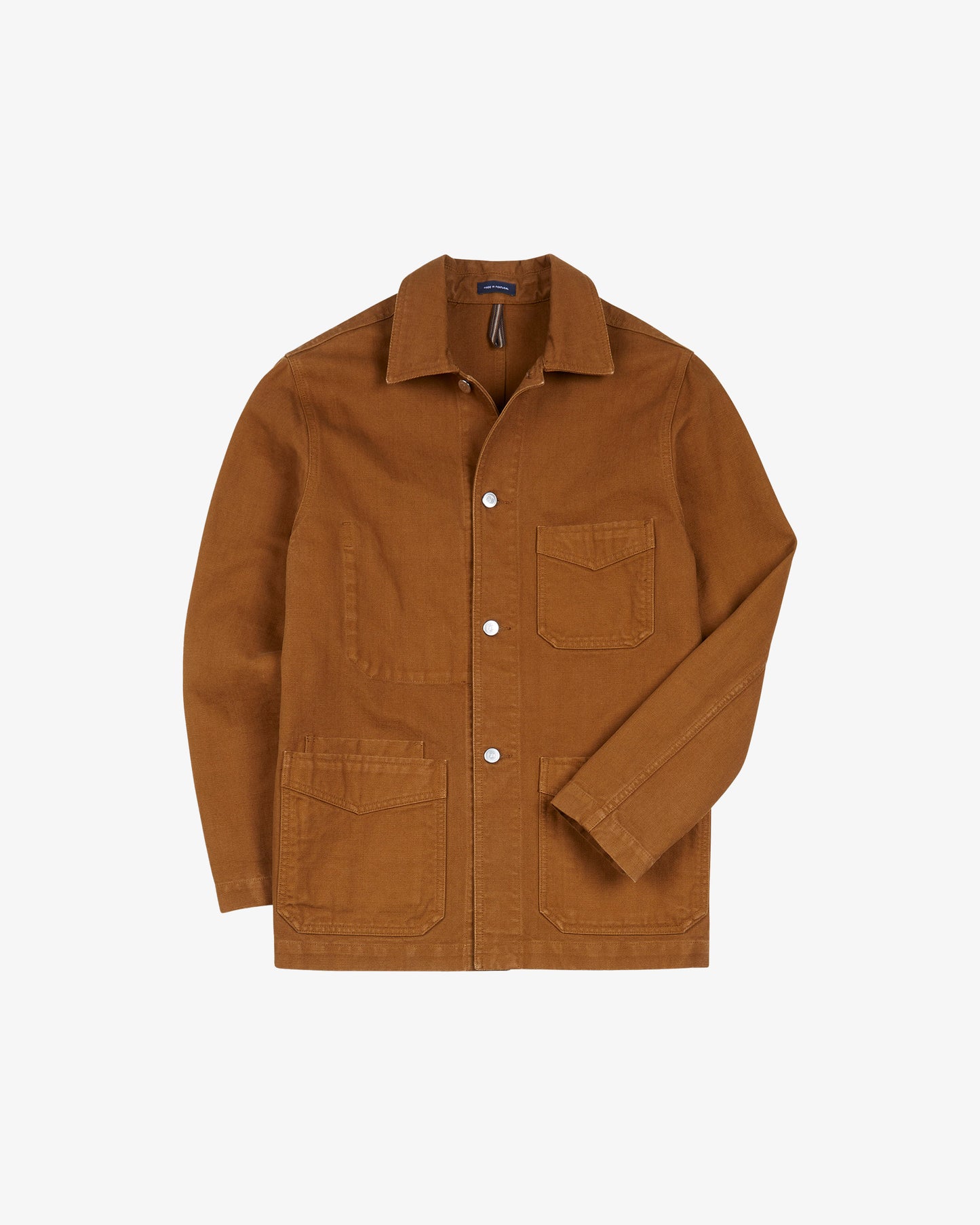 Drakes - Tobacco Cotton Duck Canvas Five-Pocket Chore Jacket