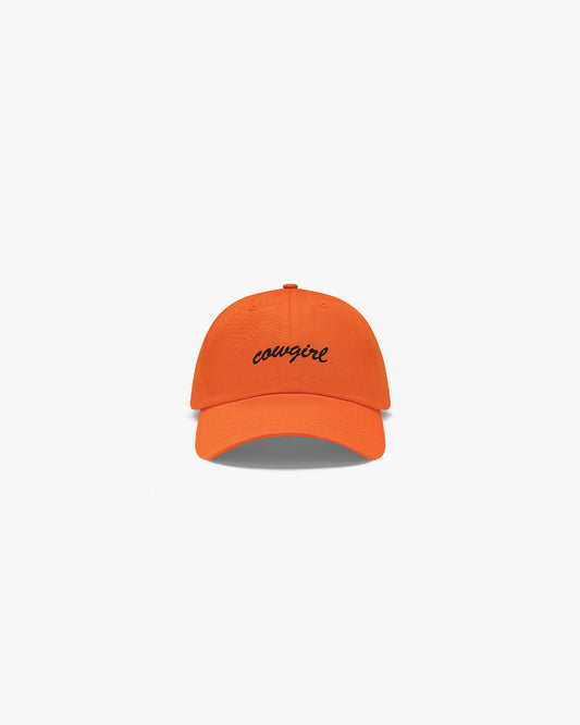 Cowgirl Script Cap (Orange)